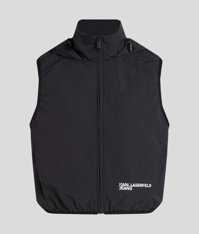 GILET MET CAPUCHON