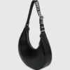 Glanzende moon bag