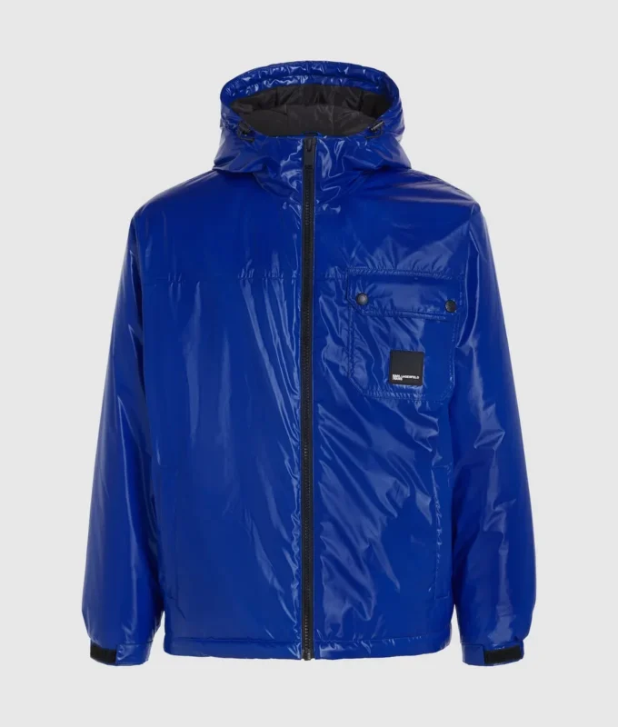 Glanzende utility-jas