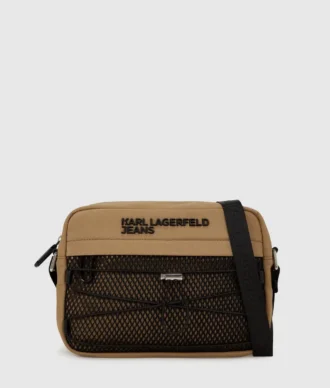Handige crossbodytas met trekkoord