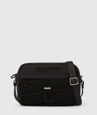 Handige crossbodytas met trekkoord