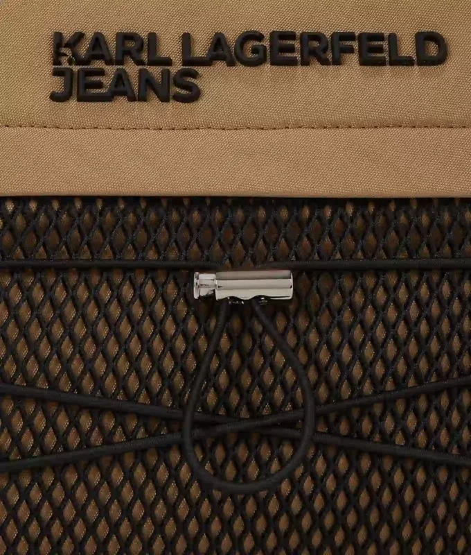 Handige crossbodytas met trekkoord