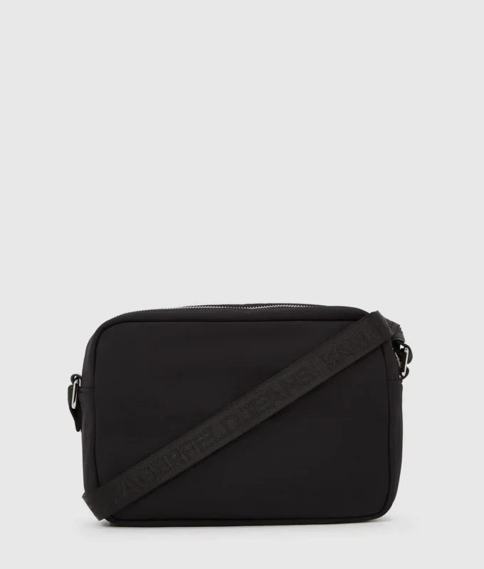 Handige crossbodytas met trekkoord