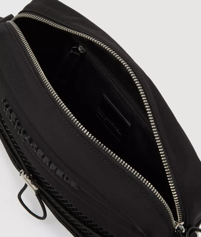 Handige crossbodytas met trekkoord