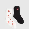 Hartjessokken – 2-pack