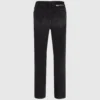 High-rise rechte jeans met split
