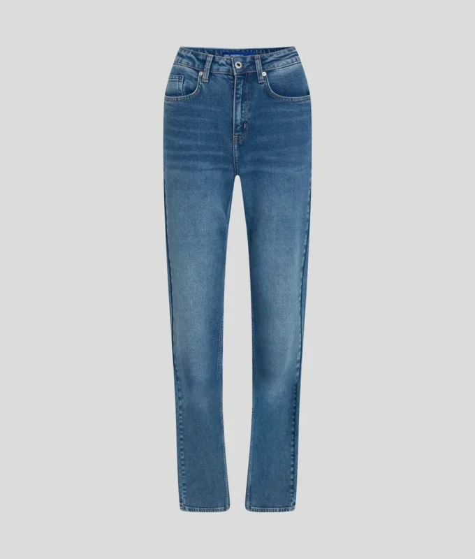 HIGH-RISE STRAIGHT JEANS