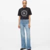 Hoge flared jeans
