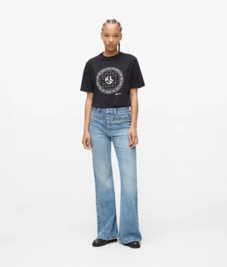 Hoge flared jeans