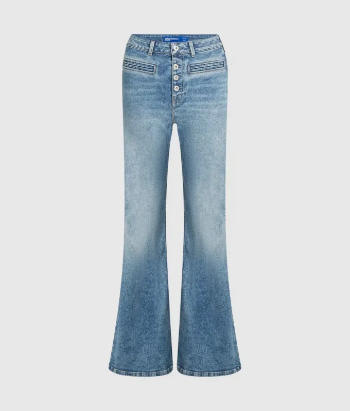 Hoge flared jeans
