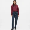 Hoge rechte jeans
