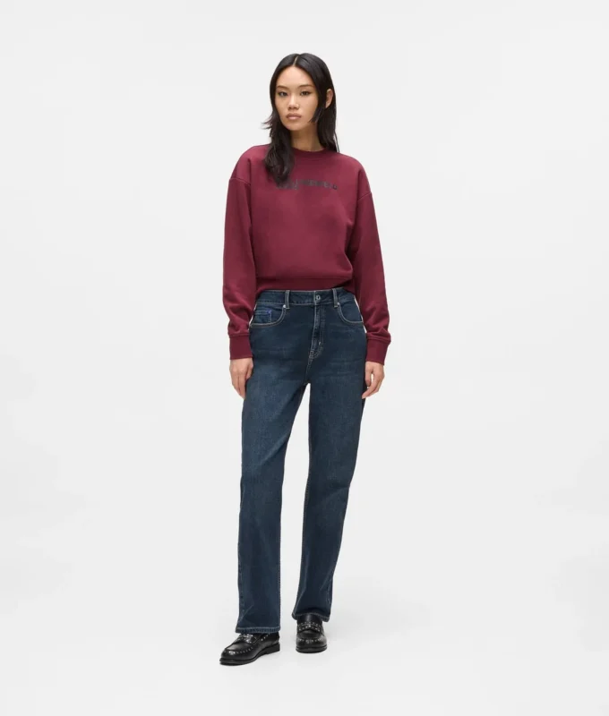 Hoge rechte jeans