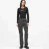 Hoge rechte jeans