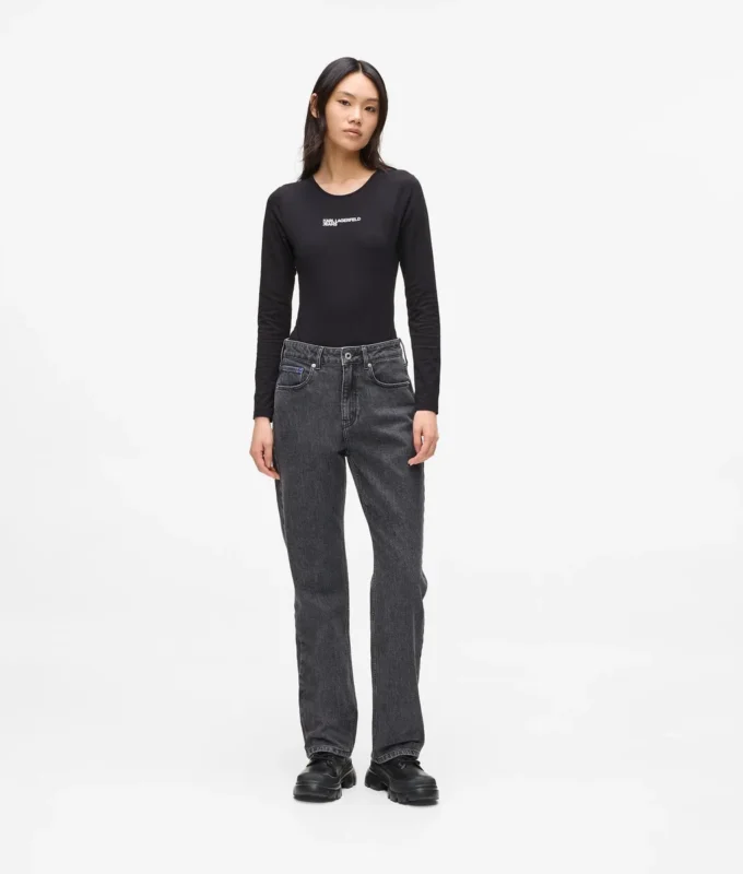 Hoge rechte jeans