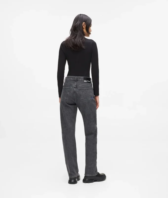 Hoge rechte jeans