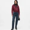 Hoge rechte jeans
