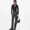 Hoge rechte jeans