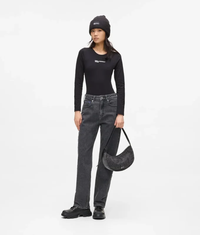 Hoge rechte jeans