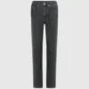Hoge rechte jeans