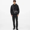 Hoodie met contrasterende stiksels