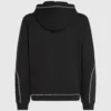 Hoodie met contrasterende stiksels