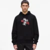 Hoodie met Ikon-print