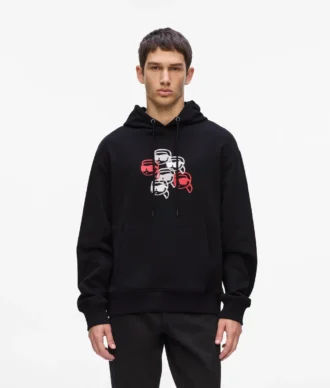 Hoodie met Ikon-print