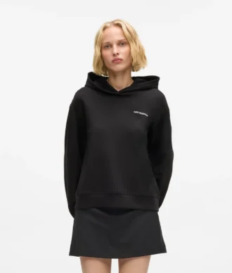 Hoodie met logotape