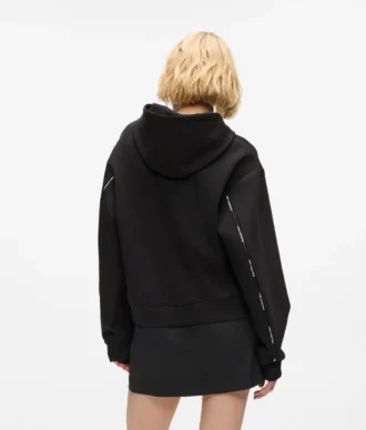 Hoodie met logotape