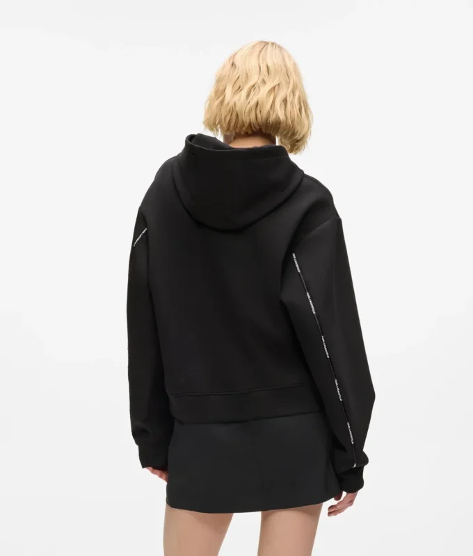 Hoodie met logotape