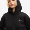Hoodie met logotape