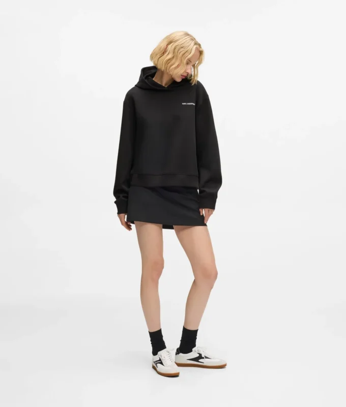 Hoodie met logotape