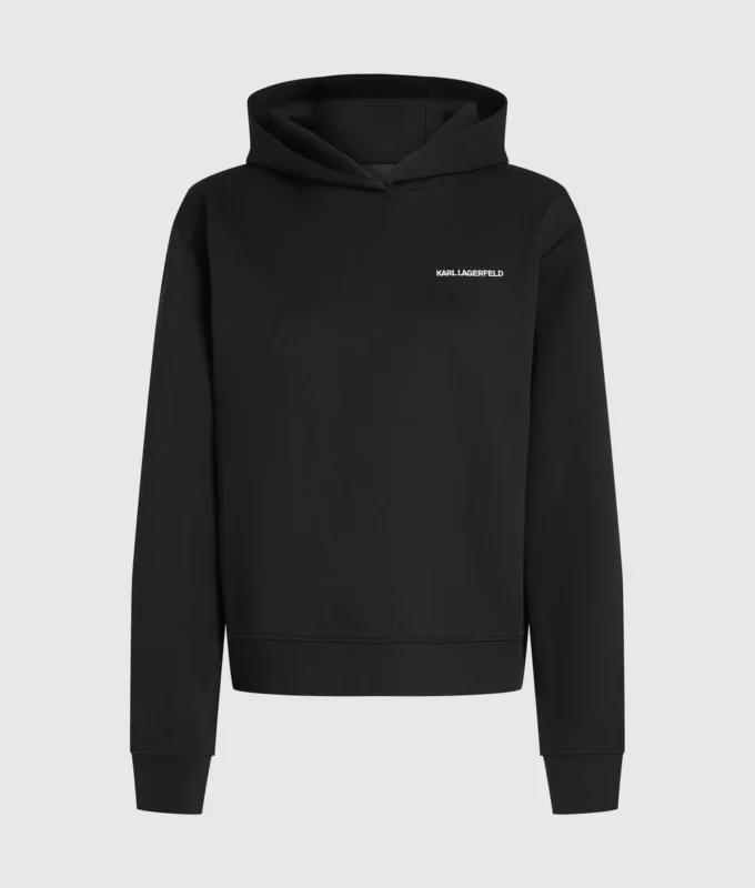 Hoodie met logotape