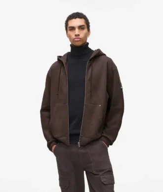 Hoodie met ritssluiting
