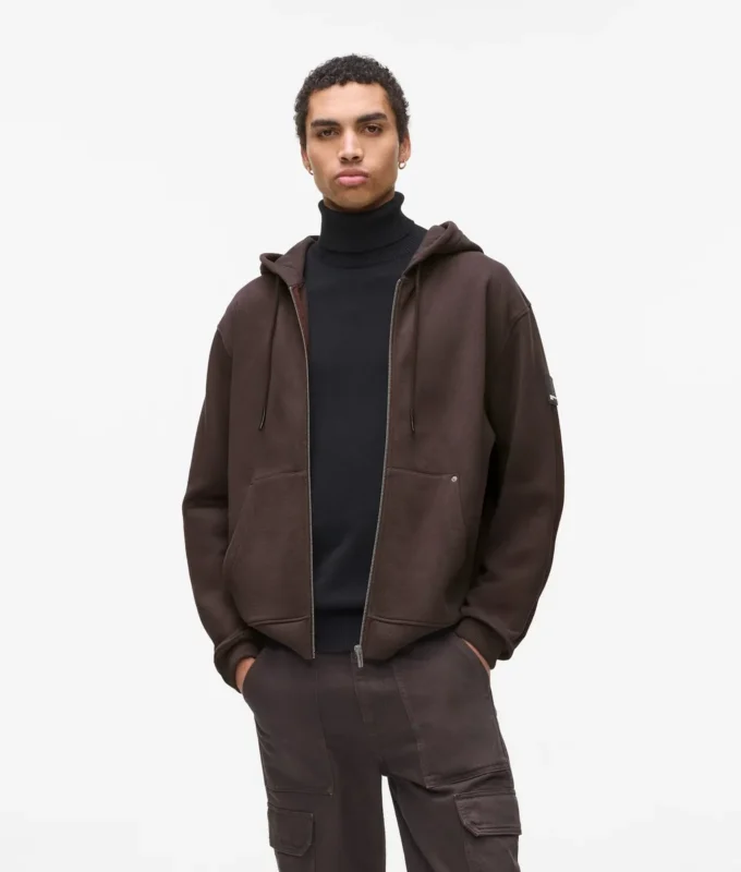 Hoodie met ritssluiting