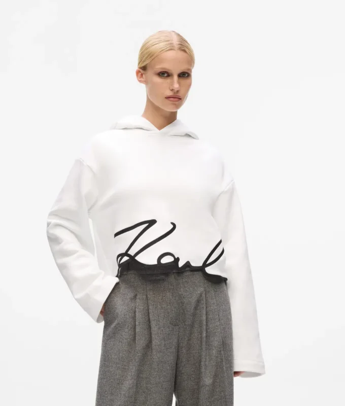 Hoodie met Signature-zoom