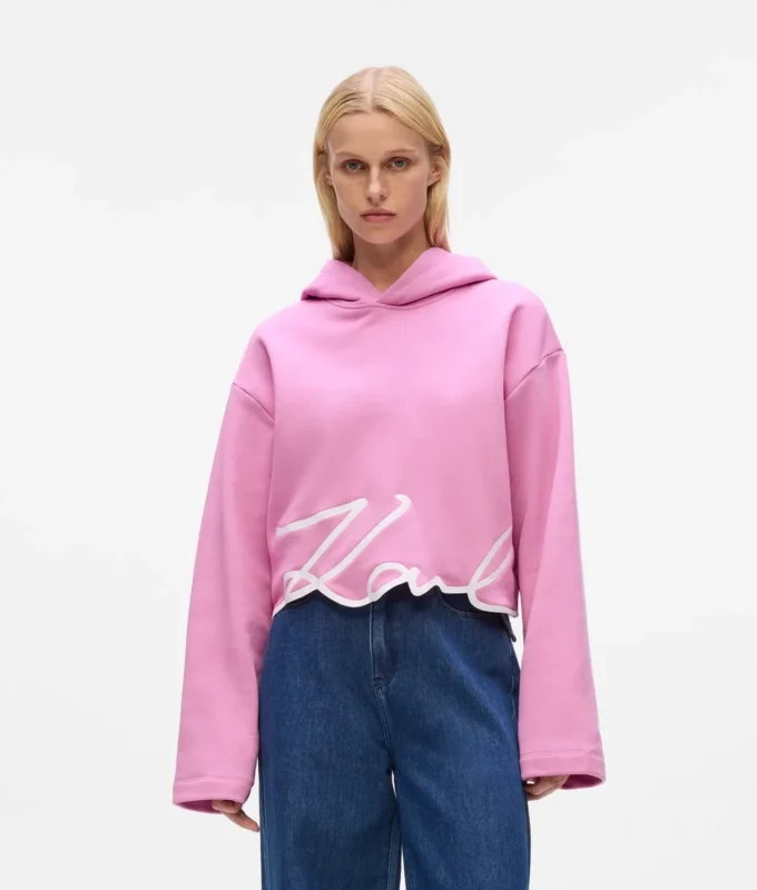 Hoodie met Signature-zoom