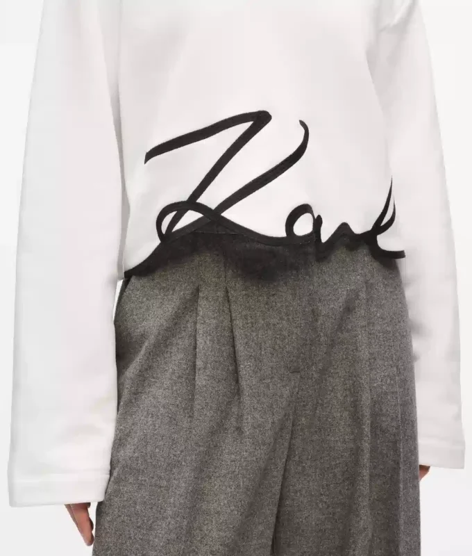 Hoodie met Signature-zoom