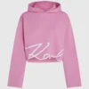 Hoodie met Signature-zoom