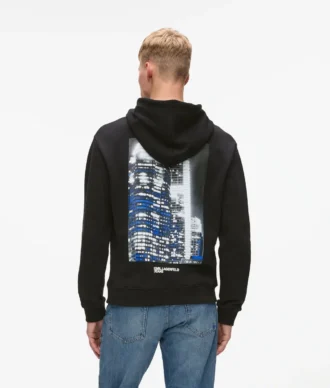 Hoodie met stadslandschap