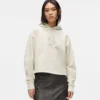 Hoodie met studs en monogram
