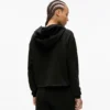 Hoodie met studs en monogram