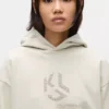 Hoodie met studs en monogram