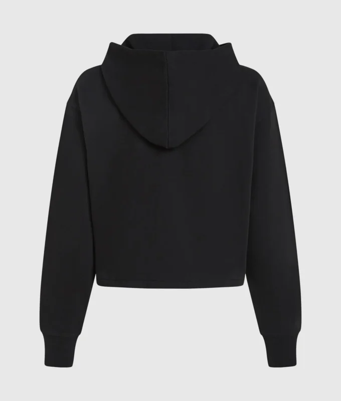 Hoodie met studs en monogram