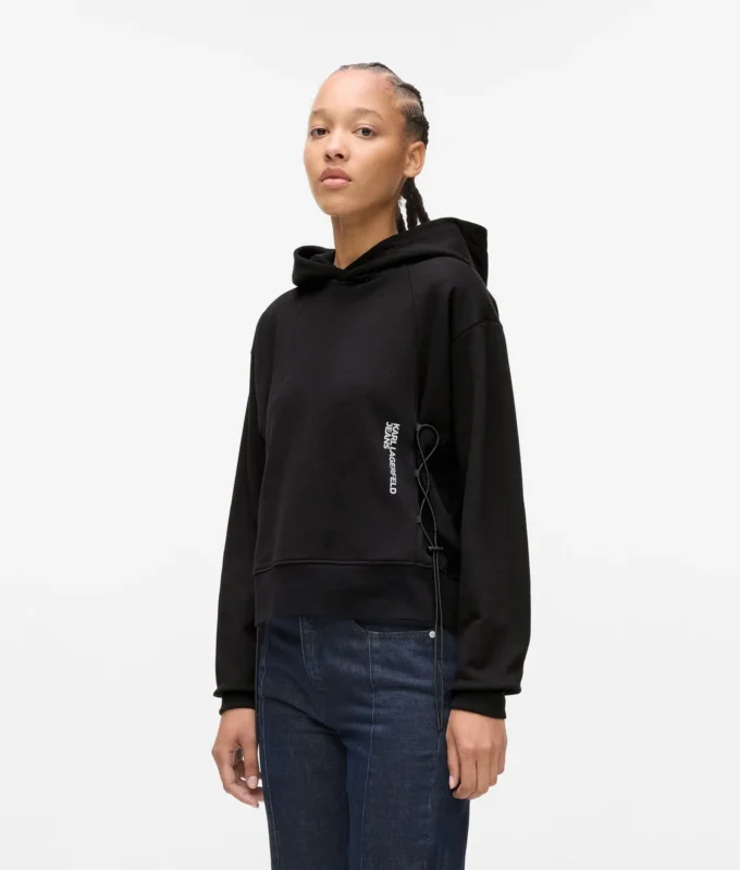 Hoodie met trekkoord