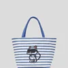 IKON CHOUPETTE GESTREEPTE SHOPPER