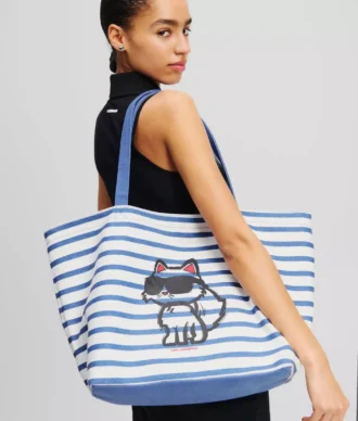 IKON CHOUPETTE GESTREEPTE SHOPPER