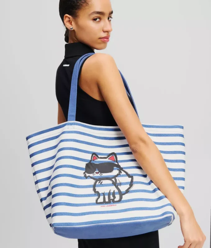 IKON CHOUPETTE GESTREEPTE SHOPPER