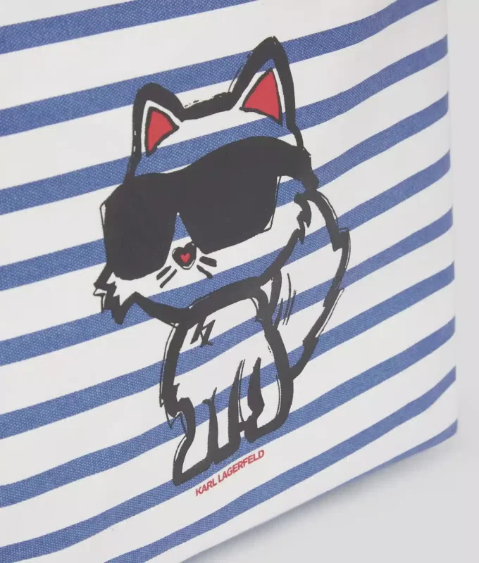 IKON CHOUPETTE GESTREEPTE SHOPPER
