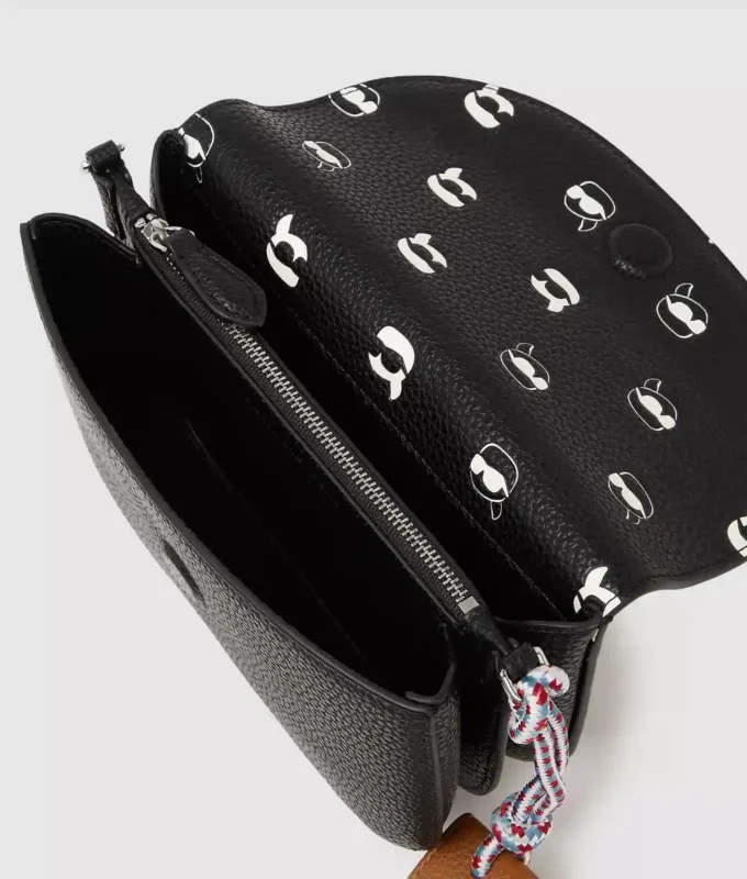Ikon crossbodytas met kiezelmotief